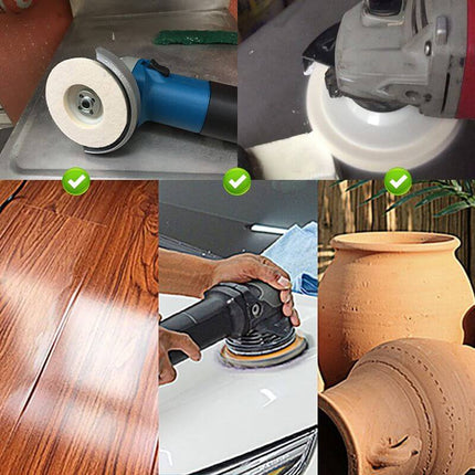 Buffing Wheel for Angle Grinder, Wool Polishing Wheel Disc for Metal and Wood