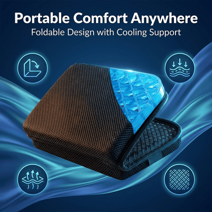 Seat Cushion for Travel, Gel Stadium Seat Cushion for Bleachers and Car Rides – image 13