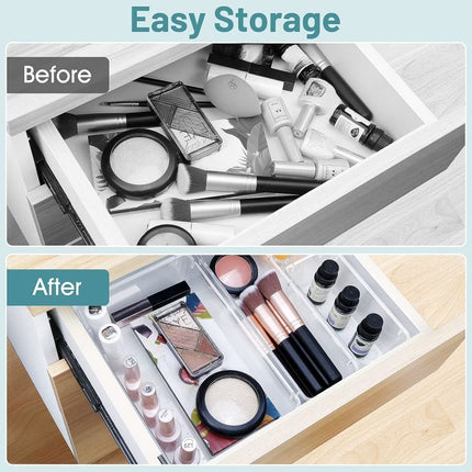Clear Drawer Organizers, Stackable Organizer Bins for Home Organization – image 4