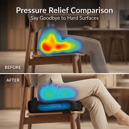Seat Cushion for Travel, Gel Stadium Seat Cushion for Bleachers and Car Rides – image 9