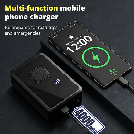 Portable Air Compressor for Car Tires, Portable Tire Inflator Cordless
