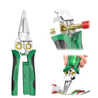 Wire Stripper Pliers with Voltage Tester, 8 in 1 Wire Stripper Tool, Electrical Tester, Electrician Tools