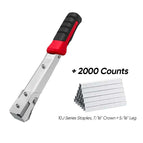 1 Manual Hammer Stapler with 2000 Staples Set