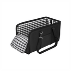 Center Console Dog Car Seat for Small Dogs, Pet Car Seat with Safety Belt and Removable Pillow for Travel