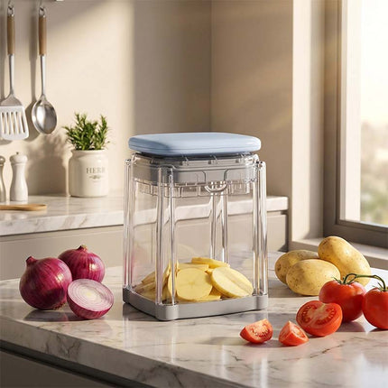 Vegetable Slicer Cutter, Vegetable Chopper with Interchangeable Blades – image 10