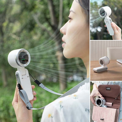 Portable Neck Fan, Handheld Fan 3 in 1 with 5 Speeds – image 20