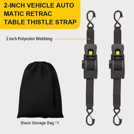 Retractable Ratchet Straps 1 Inch – image 6