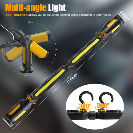 Magnetic Work Light Bar, LED Work Light for Mechanic and Garage