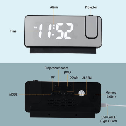 Digital Alarm Clock with Projection, Digital Alarm Clock with Projection – image 15
