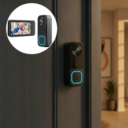Doorbell Camera with Monitor, Wireless Smart Video Doorbell Camera System with Night Vision and Two Way Audio – image 5