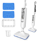 Steam Mop, Hardwood Floor Cleaner with 1500W Heater, Floor Steam Cleaner for Tile and Laminate, Microfiber Mop Pads