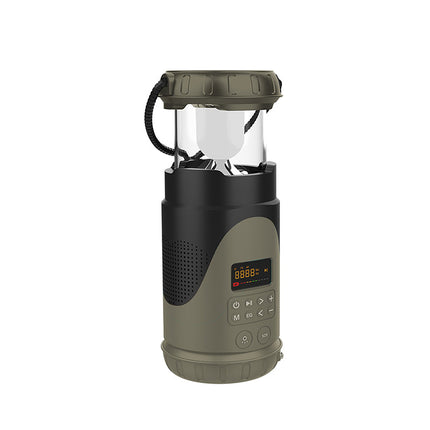 Emergency Camping Lantern Flashlight, Rechargeable Flashlight, Weather Radio with Hand Crank and Solar, Portable Radio