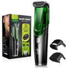 Beard Trimmer for Men, Cordless Hair Clippers for Men, Hair Trimmer with Vacuum Suction, Waterproof Barber Trimmer