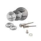 HSS Saw Blades for Rotary Tool, Mini Saw Blade Set of 6, Metal Cutting Blade for Wood and Plastic