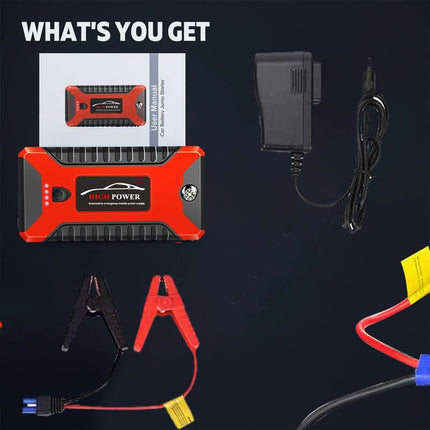 Portable Jump Starter 300A Peak, Car Battery Jump Starter with Power Bank and LED Flashlight – image 6