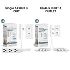 Single 5 foot + Dual 5 foot / 4 Pcs