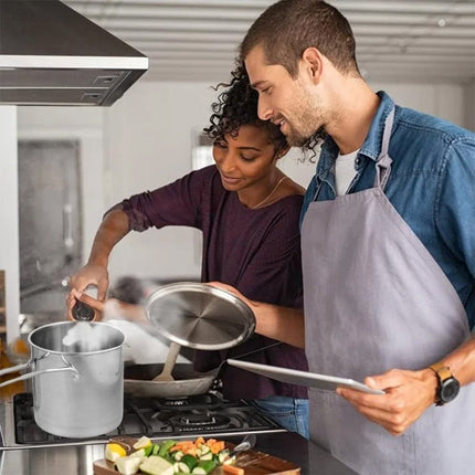 Stainless Steel Fryer with Strainer Basket, Deep Fryer Pot with Lid – image 4
