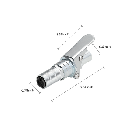 Grease Gun Coupler, Grease Gun Tip for 1/8 NPT