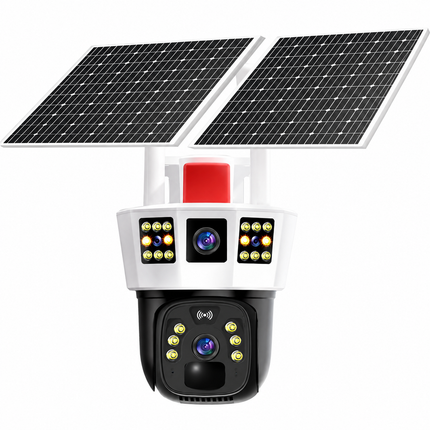 Wireless Security Camera Outdoor, Solar Security Camera with 2K Night Vision, Home Security Camera with Two Way Audio