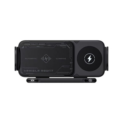 Automatic Car Phone Holder with Wireless Charger, Wireless Car Charger Mount for Air Vent
