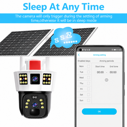 Wireless Security Camera Outdoor, Solar Security Camera with 2K Night Vision – image 4