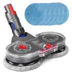Electric Mop Head With 6 Blue Pads