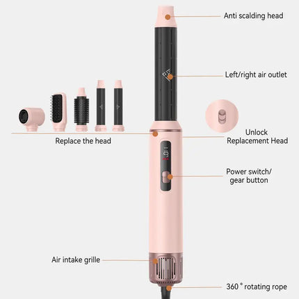 Hot Air Styler 5 in 1, Curling Wand