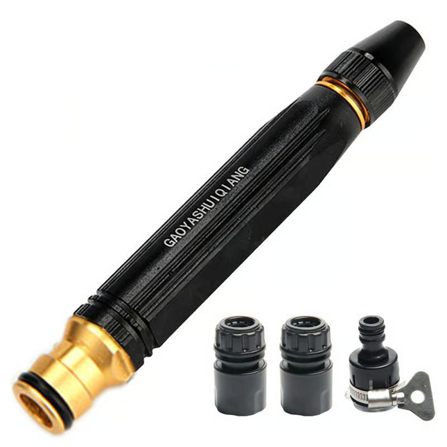 High Pressure Hose Nozzle, Garden Hose Spray Nozzle with Adjustable Patterns, Aluminum Hose Sprayer for Plants_09