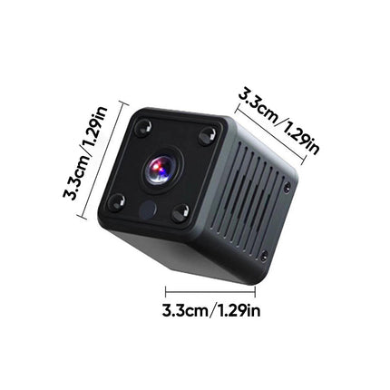 Indoor Security Camera 1080P, Mini Camera with Micro SD Card
