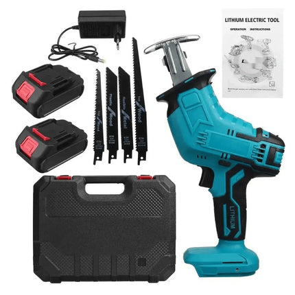 Cordless Reciprocating Saw with 2 Batteries, Sawzall and Cordless Power Saw for Wood, Compact Demolition Saw for Metal