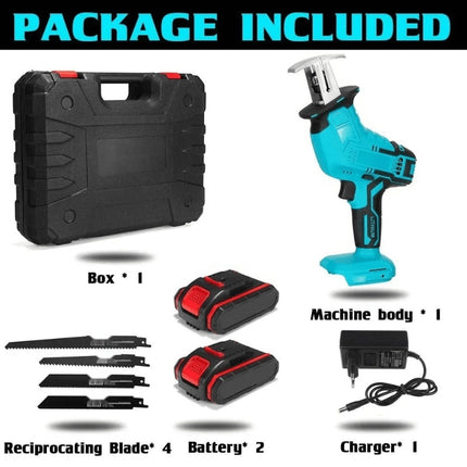 Cordless Reciprocating Saw with 2 Batteries, Compact Demolition Saw for Metal – image 9
