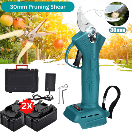 Cordless Electric Pruning Shears with 2 Batteries