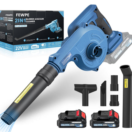 Cordless Leaf Blower with Battery and Charger, Electric Leaf Blower Cordless