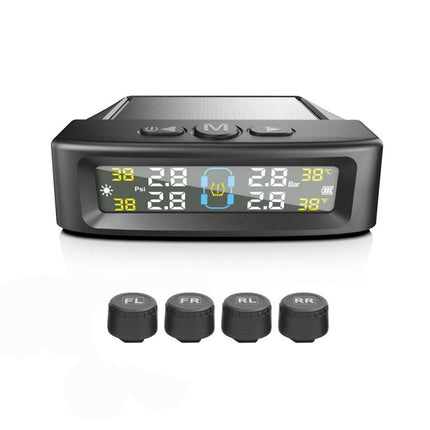 Trailer Tire Pressure Monitoring System, Solar RV Tire Pressure Monitor TPMS with 6 Sensors – image 11