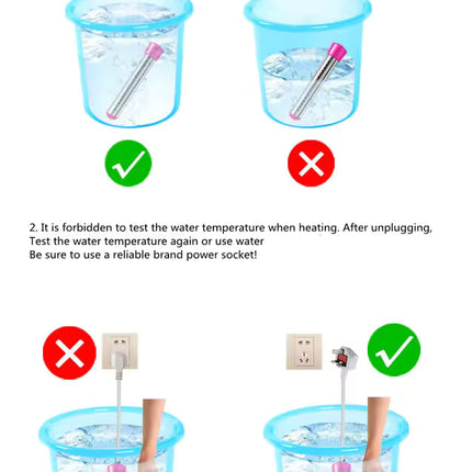 Electric Pool Heater, Portable Pool Heater for Inflatable Pools – image 12