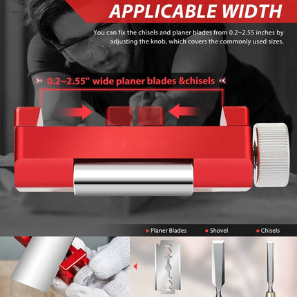 Chisel Sharpener with Off Center Roller – image 6
