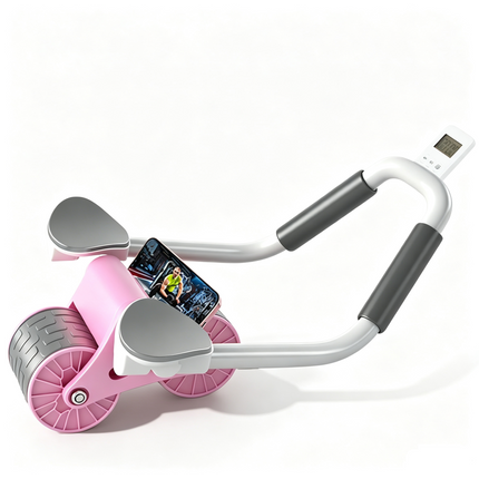 Ab Roller Wheel with Elbow Pads and Timer – image 16