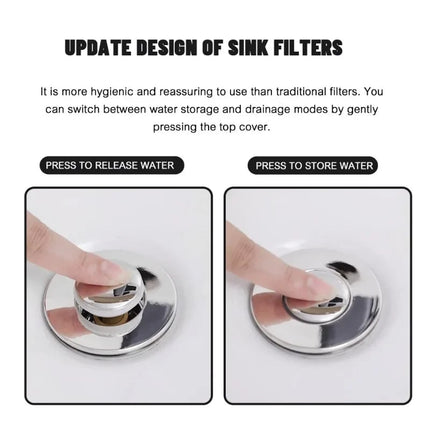 Bathtub Drain Stopper with Hair Catcher, Shower Drain Hair Catcher – image 6