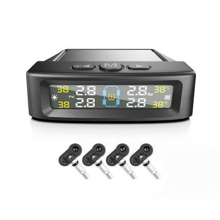 Trailer Tire Pressure Monitoring System, Solar RV Tire Pressure Monitor TPMS with 6 Sensors – image 12