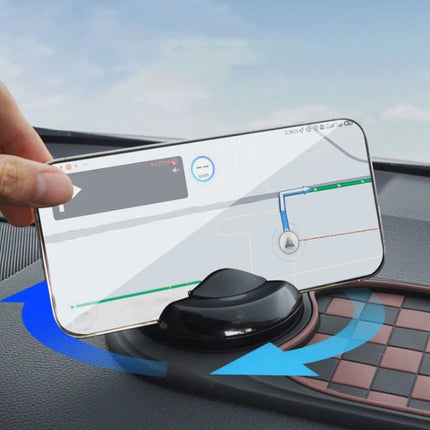 Car Anti Slip Mat, Car Phone Holder with 360 Rotating Mount, Car Organizer for Center Console with Parking Number – image 6