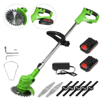 Battery Powered Weed Eater with Blade, Cordless Grass Trimmer for Yard – image 4