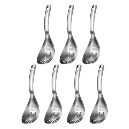Stainless Steel Slotted Spoon 5 in 1 Kitchen Utensil, Garlic Grater – image 14