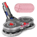 Electric Mop Head With 6 Pink Pads