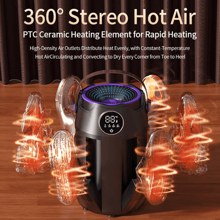 Electric Boot Dryer, Shoe Deodorizer for 3 Pairs