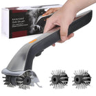 Grill Brush Electric Steam, Rotating Grill Cleaning Brush with 2 Heads, BBQ Grill Cleaner for Gas and Charcoal Grates