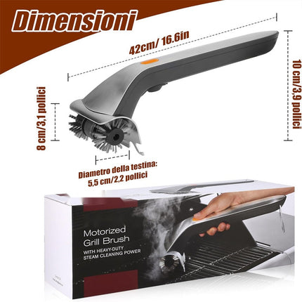 Grill Brush Electric Steam, BBQ Grill Cleaner for Gas and Charcoal Grates – image 7