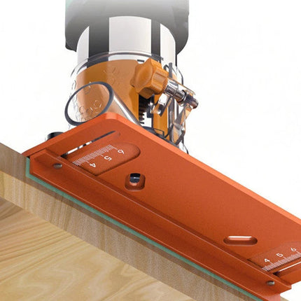 Router Guide for Straight Slotting, Woodworking Jig with Dual Scales – image 5