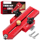 Table Saw Thin Rip Jig, Woodworking Jig for Repeat Thin Strip Cuts, Carpentry Tools for Band Saw and Router Table