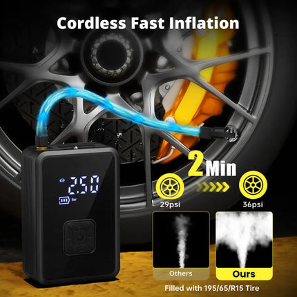 Portable Air Compressor for Car Tires, Bike Pump – image 4