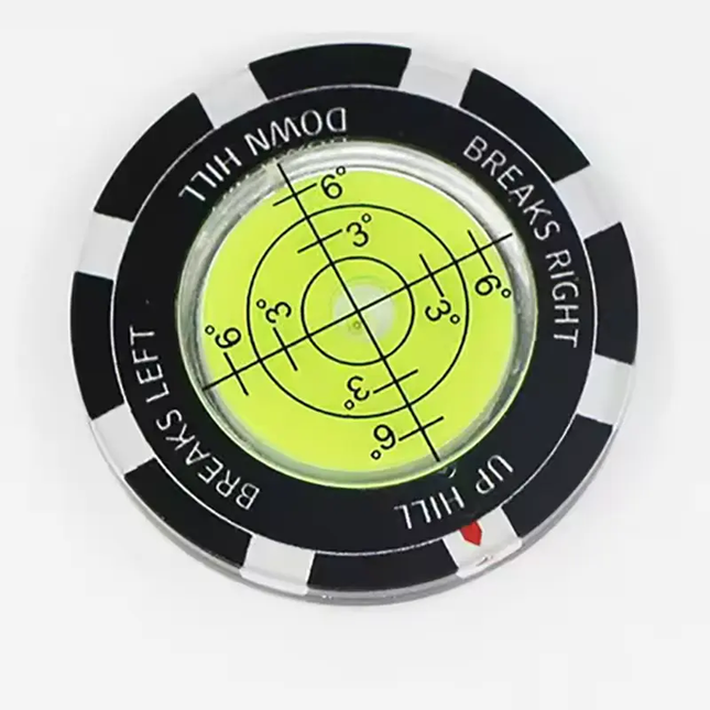 Golf Ball Markers, Golf Training Aid for Putting and Slope Reading, Golf Equipment and Gifts for Golfers